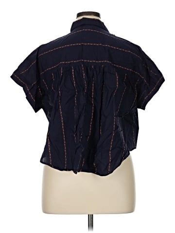 Madewell Hilltop Shirt in Jacquard Stripe (view 2)