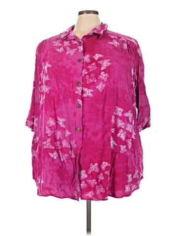 We Be Bop 3/4 Sleeve Blouse (view 1)