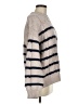LC Lauren Conrad 100% Polyester Stripes Gray Pullover Sweater Size M - photo 4