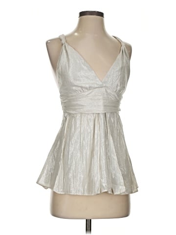 Moda International Sleeveless Silk Top