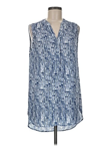 Foxcroft Sleeveless Button-Down Shirt (view 1)
