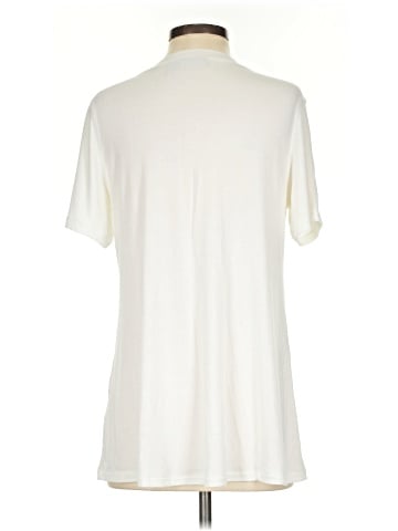 LOGO by Lori Goldstein Short Sleeve Henley (view 2)