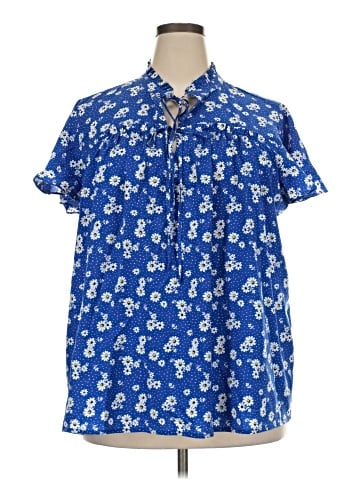 Lane Bryant Short Sleeve Blouse (view 1)