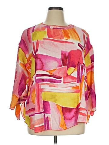 I.C. By Connie K 3/4 Sleeve Blouse (view 1)