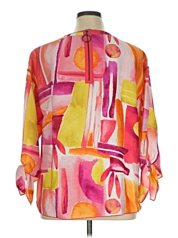 I.C. By Connie K 3/4 Sleeve Blouse (view 2)