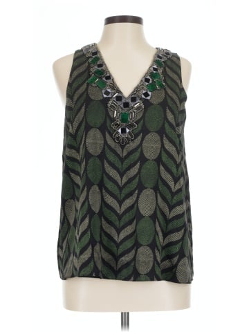 Alice + Olivia Sleeveless Silk Top (view 1)