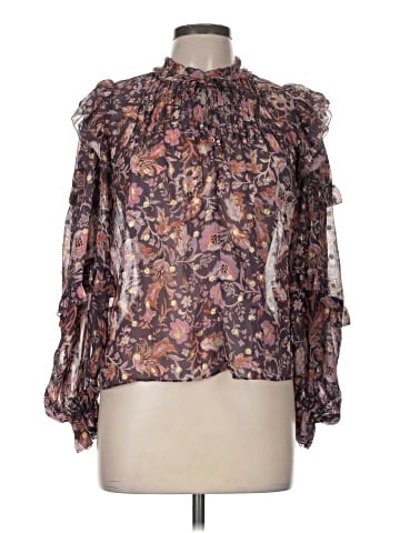 Olivaceous Long Sleeve Blouse (view 1)