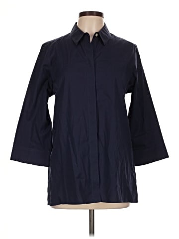 Foxcroft 3/4 Sleeve Button-Down Shirt (view 1)