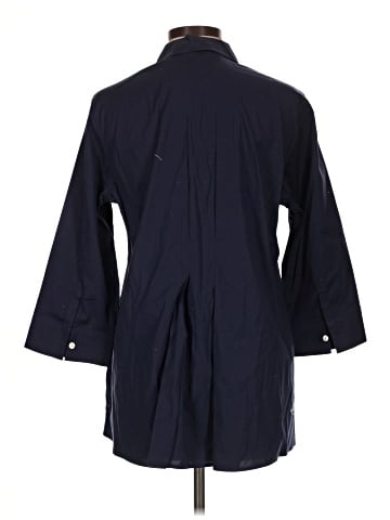 Foxcroft 3/4 Sleeve Button-Down Shirt (view 2)