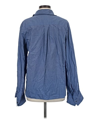 WAYF Long Sleeve Button-Down Shirt (view 2)