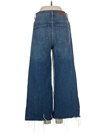 Madewell Wide-Leg Crop Jeans in Frida Wash (view 2)