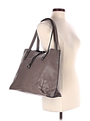 Calvin Klein Leather Tote (view 2)