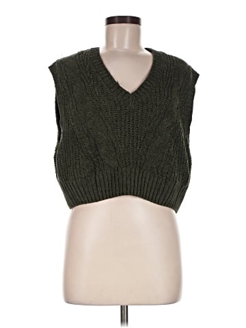 Pink Rose Sweater Vest (view 1)
