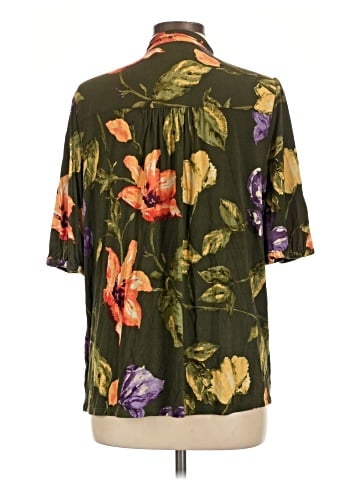 Lauren by Ralph Lauren Short Sleeve Blouse (view 2)