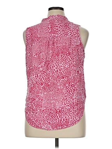 Velvet Heart Sleeveless Button-Down Shirt (view 2)