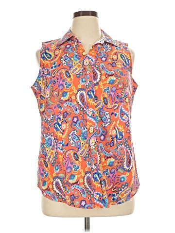 Talbots Sleeveless Button-Down Shirt (view 1)