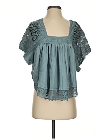 Free People Short Sleeve Blouse (view 1)
