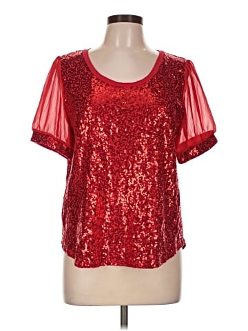DKNY Short Sleeve Blouse (view 1)
