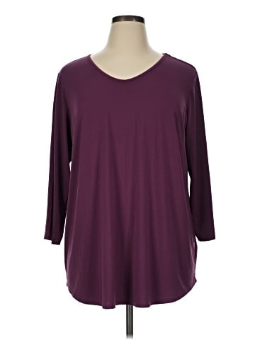 Joan Rivers 3/4 Sleeve Top (view 1)