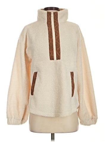 Hem & Thread Pullover Sweater (view 1)