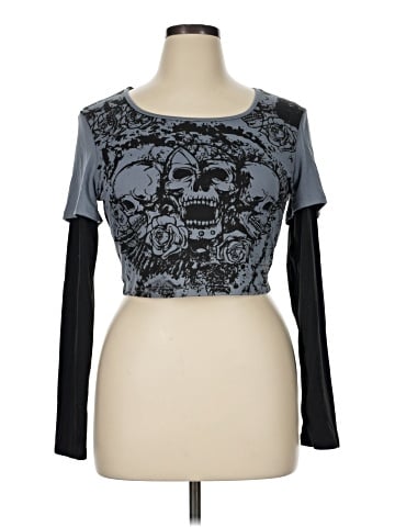 Romwe 3/4 Sleeve T-Shirt (view 1)
