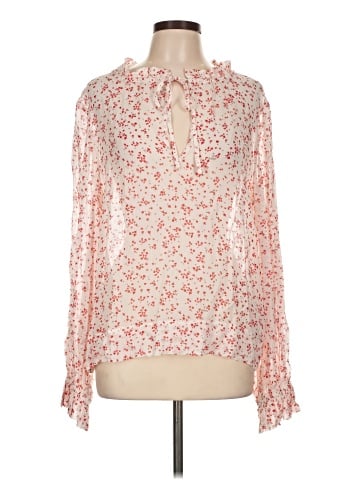 Ganni Long Sleeve Blouse (view 1)