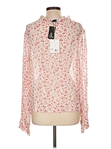 Ganni Long Sleeve Blouse (view 2)