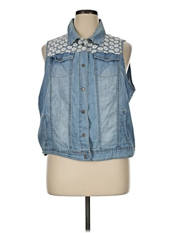 Live A Little Denim Vest (view 1)