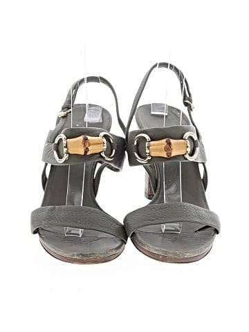 Gucci Leather slingback sandals (view 2)
