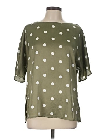 Zara Basic Short Sleeve Blouse (view 1)