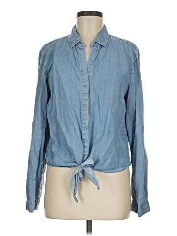Velvet Heart Long Sleeve Button-Down Shirt (view 1)