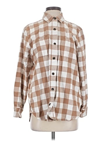J.Crew Factory Store Long Sleeve Button-Down Shirt (view 1)