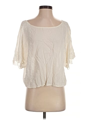 American Eagle Outfitters Short Sleeve Blouse (view 1)