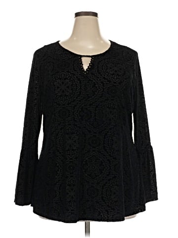 Style&Co Long Sleeve Blouse (view 1)