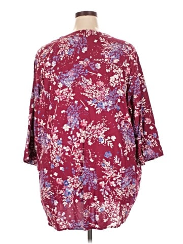 Woman Within 3/4 Sleeve T-Shirt (view 2)