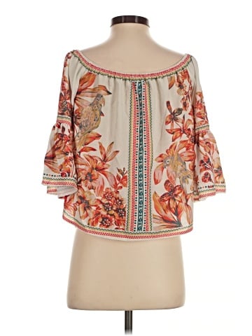 Jealous Tomato 3/4 Sleeve Blouse (view 2)