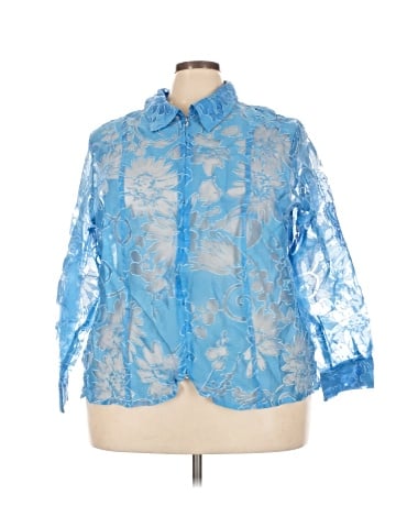Susan Graver 3/4 Sleeve Blouse (view 1)