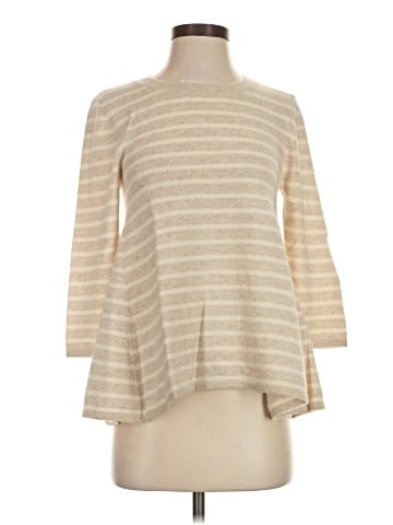 Aqua Cashmere Pullover Sweater (view 1)