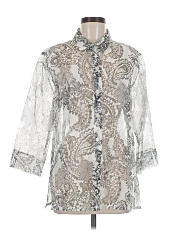 Erin London 3/4 Sleeve Blouse (view 1)