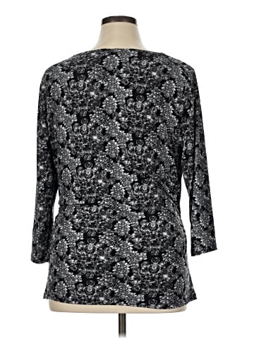 Style&Co 3/4 Sleeve Top (view 2)