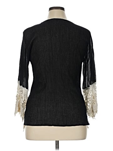 Umgee 3/4 Sleeve Blouse (view 2)