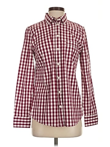 J.Crew Factory Store Long Sleeve Button-Down Shirt (view 1)