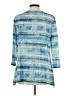 Ruby Rd. Blue 3/4 Sleeve Blouse Size L - photo 2
