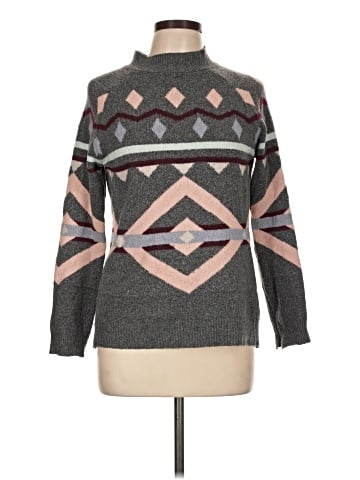 Pink Rose Pullover Sweater (view 1)