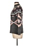 Pink Rose Argyle Gray Pullover Sweater Size L - photo 5