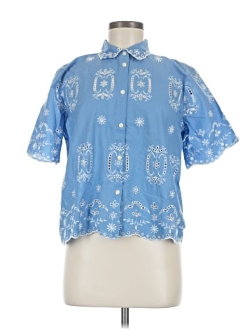 Ann Taylor Short Sleeve Blouse (view 1)