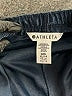Athleta 100% Polyester Metallic Silver Athletic Shorts Size 14 - photo 3