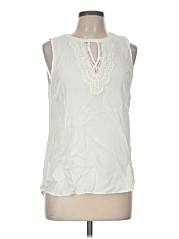Pale Sky Sleeveless Blouse (view 1)