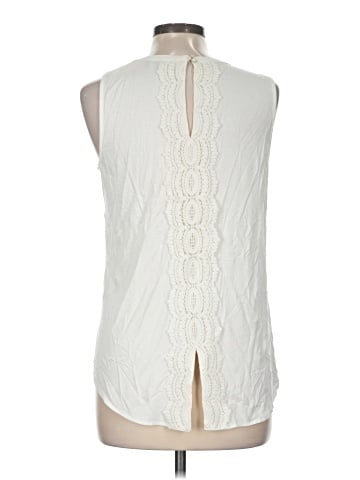 Pale Sky Sleeveless Blouse (view 2)