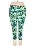 Xersion Print Green Active Pants Size 2X - photo 1